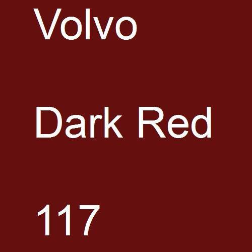 Volvo, Dark Red, 117.